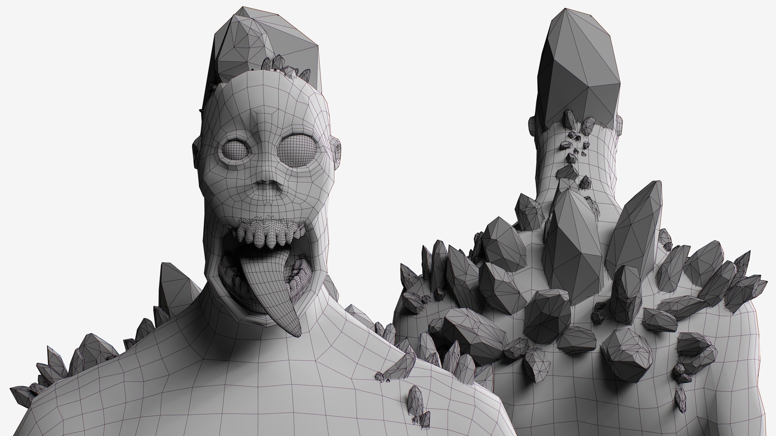 Wireframe head
